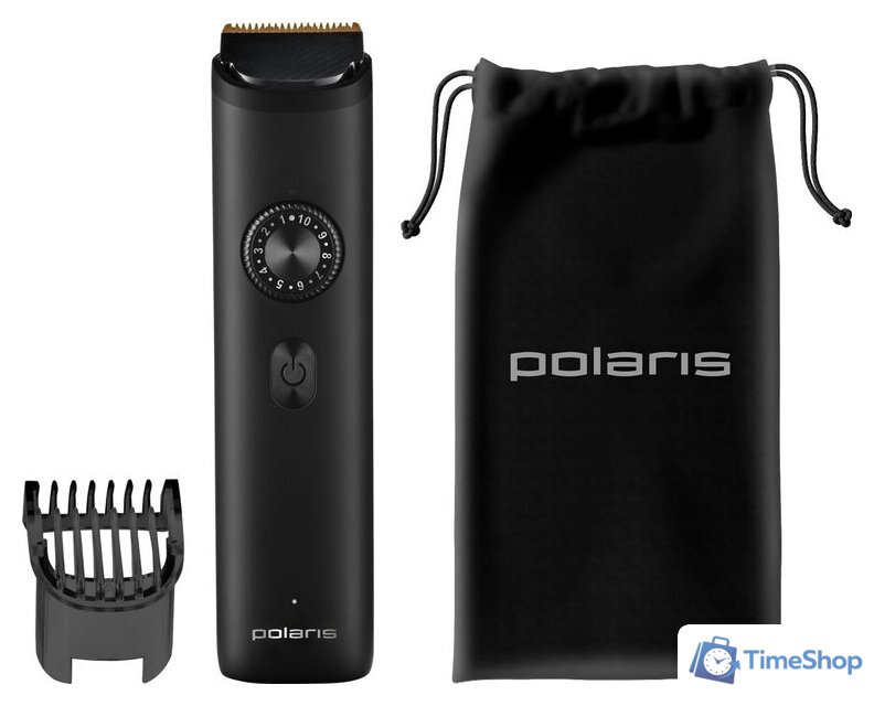 Триммер для бороды и усов Polaris PHC 2100 (черный) - Изображение №2 — Интернет-магазин Time-Shop
