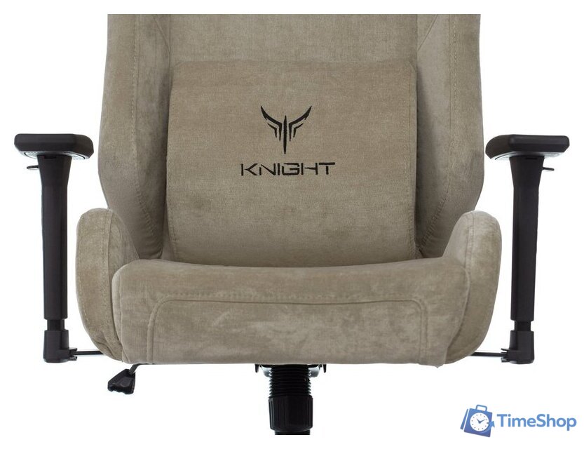 Игровое (геймерское) кресло Knight N1 Fabric Light-21 (бежевый) - Изображение №6 — Интернет-магазин Time-Shop