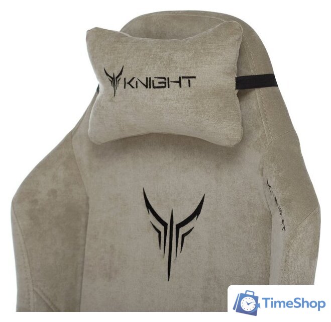 Игровое (геймерское) кресло Knight N1 Fabric Light-21 (бежевый) - Изображение №8 — Интернет-магазин Time-Shop