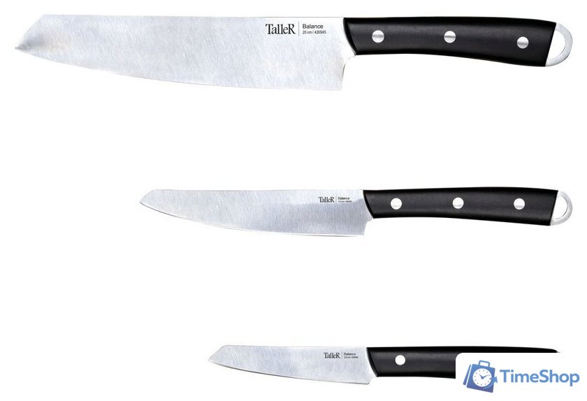 Набор кастрюль Taller TR-11047 + набор ножей - Изображение №8 — Интернет-магазин Time-Shop