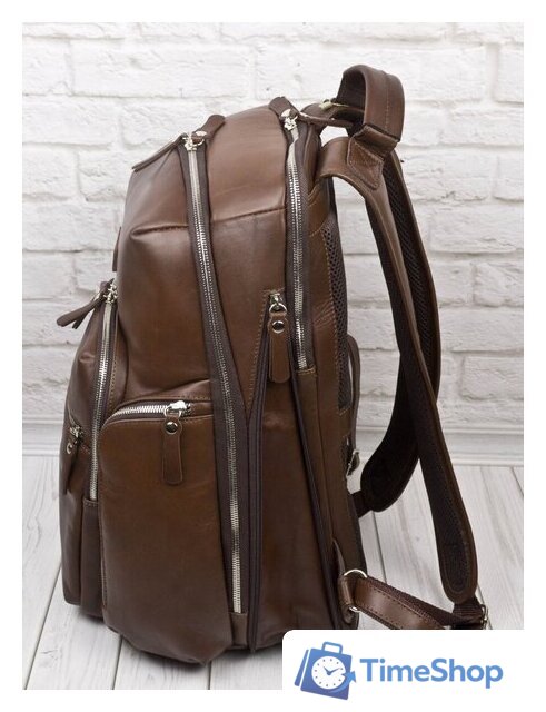 Городской рюкзак Carlo Gattini Premium Bertario 3102-53 (коричневый) - Изображение №8 — Интернет-магазин Time-Shop