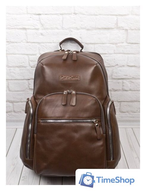 Городской рюкзак Carlo Gattini Premium Bertario 3102-53 (коричневый) - Изображение №6 — Интернет-магазин Time-Shop