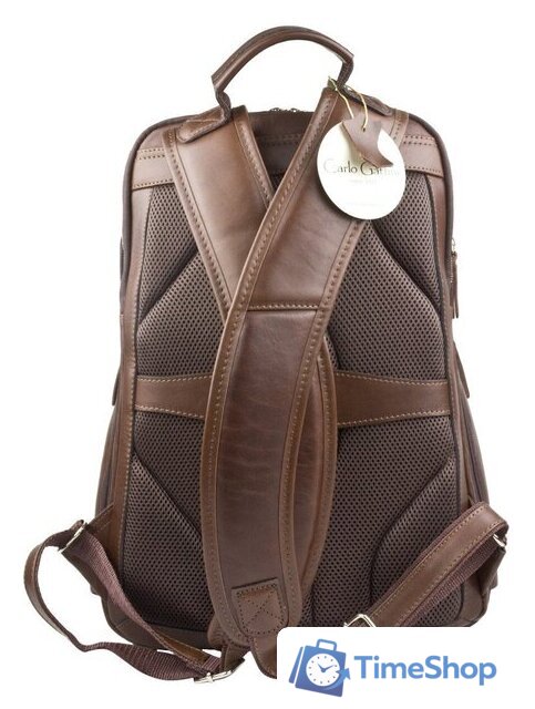 Городской рюкзак Carlo Gattini Premium Bertario 3102-53 (коричневый) - Изображение №4 — Интернет-магазин Time-Shop