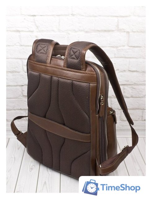 Городской рюкзак Carlo Gattini Premium Bertario 3102-53 (коричневый) - Изображение №7 — Интернет-магазин Time-Shop