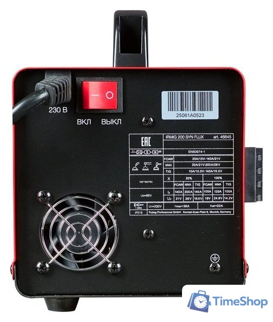 Сварочный инвертор Fubag IRMIG 200 Syn Flux - Изображение №2 — Интернет-магазин Time-Shop