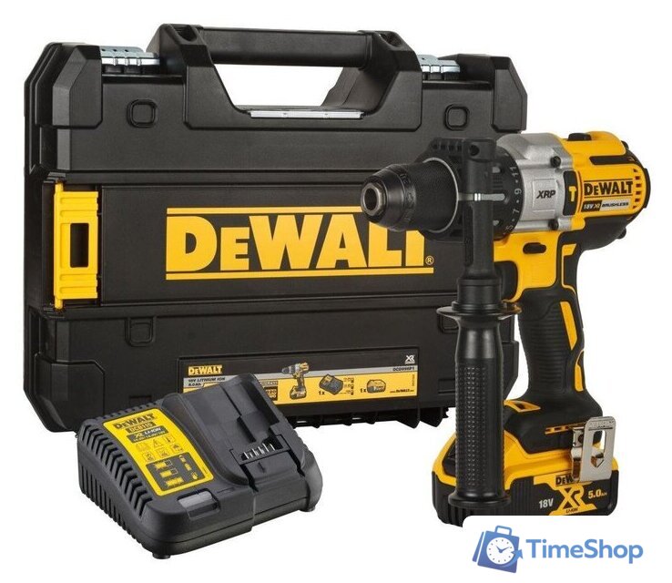 Ударная дрель-шуруповерт DeWalt DCD996P1 (с 1-им АКБ, кейс) - Изображение №1 — Интернет-магазин Time-Shop