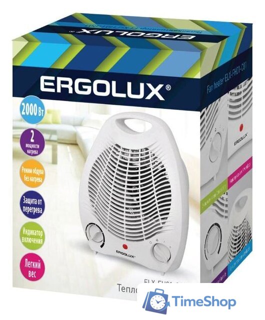 Тепловентилятор Ergolux ELX-FH01-C01 - Изображение №2 — Интернет-магазин Time-Shop