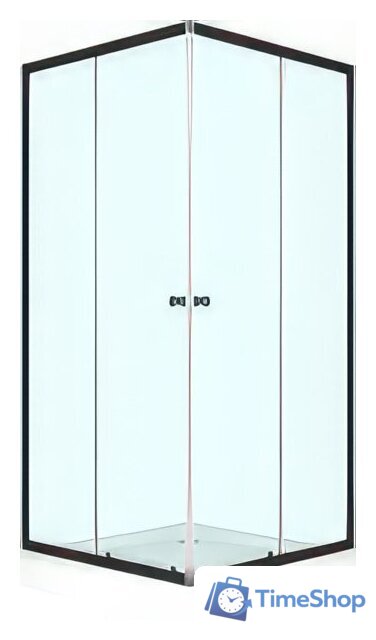 Душевой уголок Domani-Spa Delight Cube Grapfite (сатин/матированное стекло) - Изображение №1 — Интернет-магазин Time-Shop
