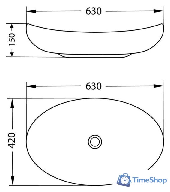 Умывальник Lauter 21502 + Moon 21СK81691C с сифоном 21635CH (хром) - Изображение №12 — Интернет-магазин Time-Shop