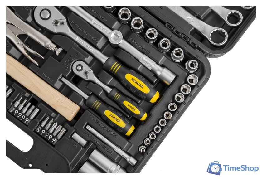 Универсальный набор инструментов Berger BG078-1214 (78 предметов) - Изображение №5 — Интернет-магазин Time-Shop