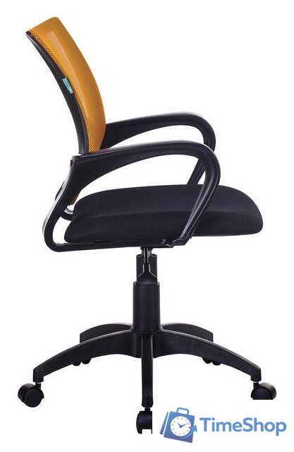 Офисное кресло Бюрократ CH-695NLT (черный/оранжевый) - Изображение №3 — Интернет-магазин Time-Shop