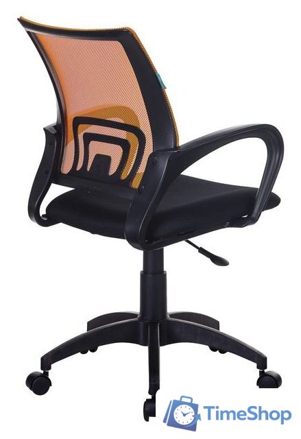 Офисное кресло Бюрократ CH-695NLT (черный/оранжевый) - Изображение №4 — Интернет-магазин Time-Shop