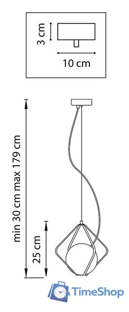 Подвесная люстра Lightstar Globo 803317 - Изображение №8 — Интернет-магазин Time-Shop