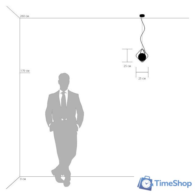 Подвесная люстра Lightstar Globo 803317 - Изображение №3 — Интернет-магазин Time-Shop