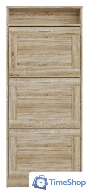 Тумба для обуви Mio Tesoro Сириус 143х60 2.02.10.440.3 (сонома) - Изображение №3 — Интернет-магазин Time-Shop