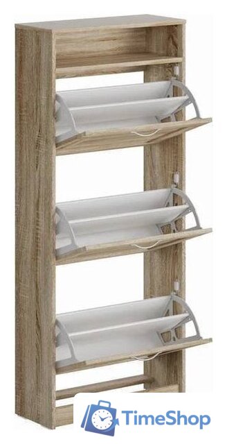 Тумба для обуви Mio Tesoro Сириус 143х60 2.02.10.440.3 (сонома) - Изображение №2 — Интернет-магазин Time-Shop