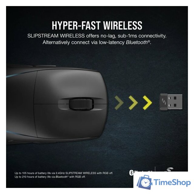 Игровая мышь Corsair M75 Wireless RGB - Изображение №7 — Интернет-магазин Time-Shop