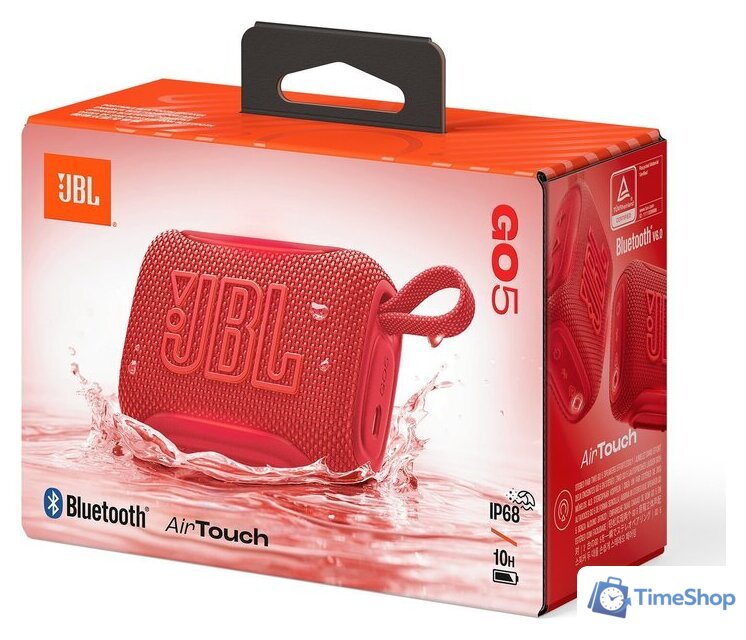 Беспроводная колонка JBL Go 5 (красный) - Изображение №8 — Интернет-магазин Time-Shop