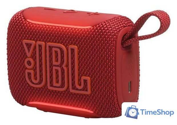 Беспроводная колонка JBL Go 5 (красный) - Изображение №3 — Интернет-магазин Time-Shop