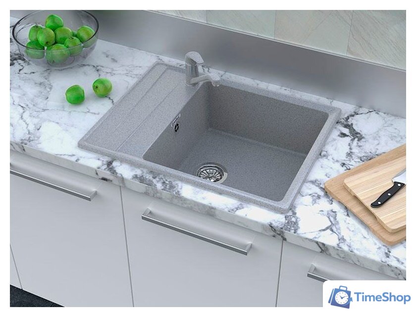 Кухонная мойка GranFest GF-LV-660L (графит) - Изображение №3 — Интернет-магазин Time-Shop