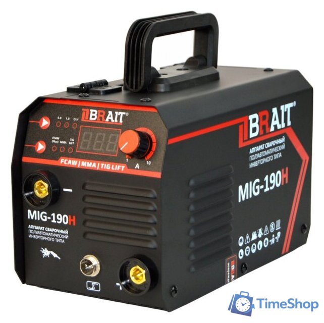 Сварочный инвертор Brait MIG-190H 18.01.032.043 - Изображение №1 — Интернет-магазин Time-Shop