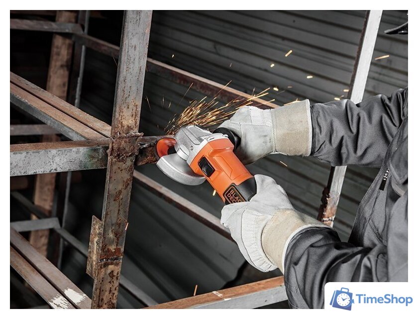 Угловая шлифмашина Black & Decker G650 - Изображение №5 — Интернет-магазин Time-Shop