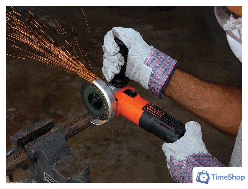 Угловая шлифмашина Black & Decker G650 - Изображение №3 — Интернет-магазин Time-Shop