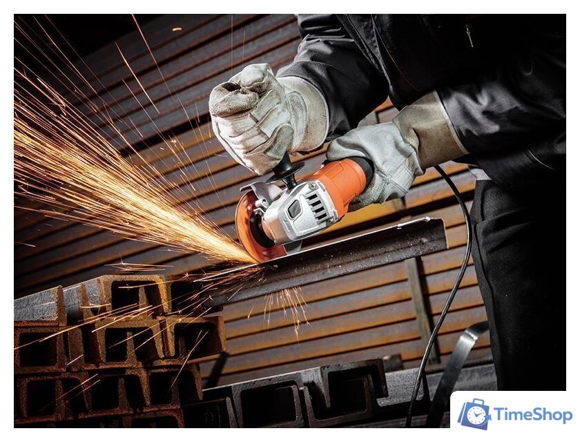 Угловая шлифмашина Black & Decker G650 - Изображение №6 — Интернет-магазин Time-Shop