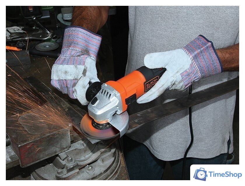 Угловая шлифмашина Black & Decker G650 - Изображение №2 — Интернет-магазин Time-Shop