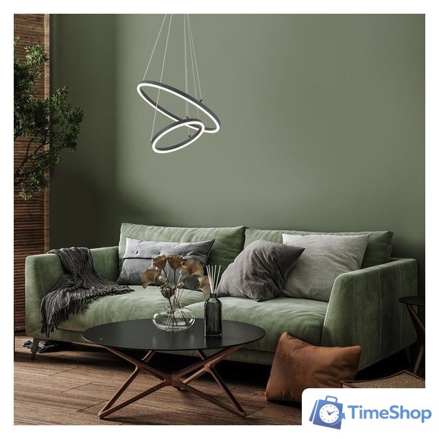 Подвесная люстра Escada Void 10254/2LED (Black APP) - Изображение №4 — Интернет-магазин Time-Shop