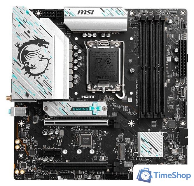 Материнская плата MSI B760M Gaming Plus WiFi - Изображение №1 — Интернет-магазин Time-Shop