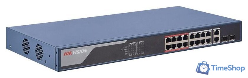 Настраиваемый коммутатор Hikvision DS-3E1318P-EI - Изображение №1 — Интернет-магазин Time-Shop