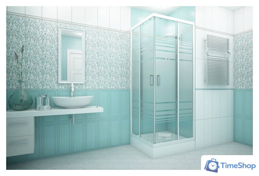 Душевой уголок Метакам Universal 80x80 KKS_016217 (текстурированное стекло) - Изображение №2 — Интернет-магазин Time-Shop