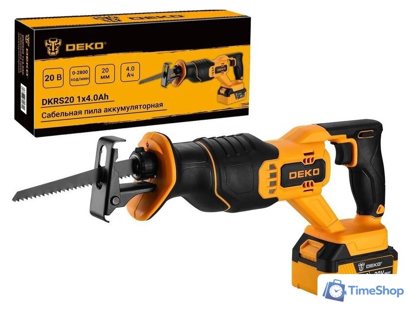 Сабельная пила Deko DKRS20 085-1126 (с 1-им АКБ) - Изображение №1 — Интернет-магазин Time-Shop