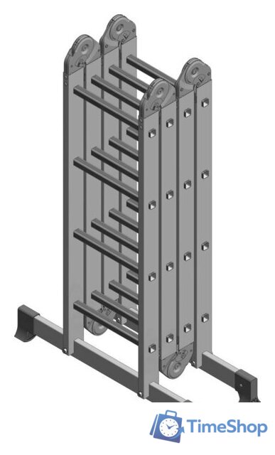 Лестница-трансформер Новая высота NV 132 многофункциональная 4x4 ступени - Изображение №5 — Интернет-магазин Time-Shop