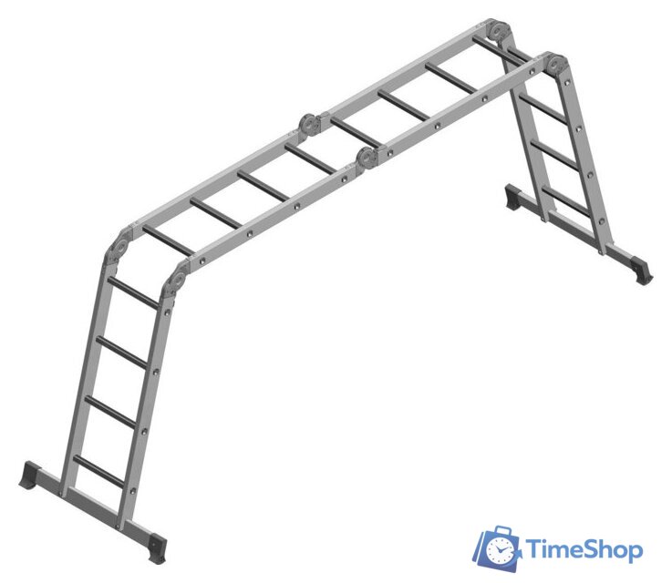 Лестница-трансформер Новая высота NV 132 многофункциональная 4x4 ступени - Изображение №2 — Интернет-магазин Time-Shop