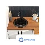 Кухонная мойка GranFest Rondo 510 (черный) - Изображение №5 — Интернет-магазин Time-Shop