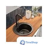 Кухонная мойка GranFest Rondo 510 (черный) - Изображение №2 — Интернет-магазин Time-Shop