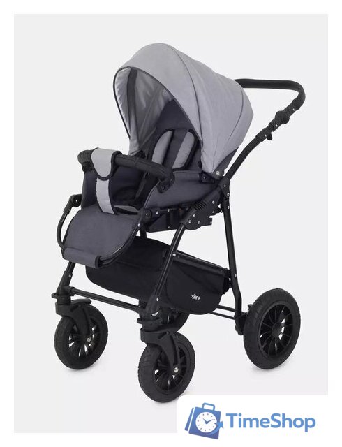Универсальная коляска Rant Siena New (2 в 1, 02 темно-серый/светло-серый) - Изображение №2 — Интернет-магазин Time-Shop