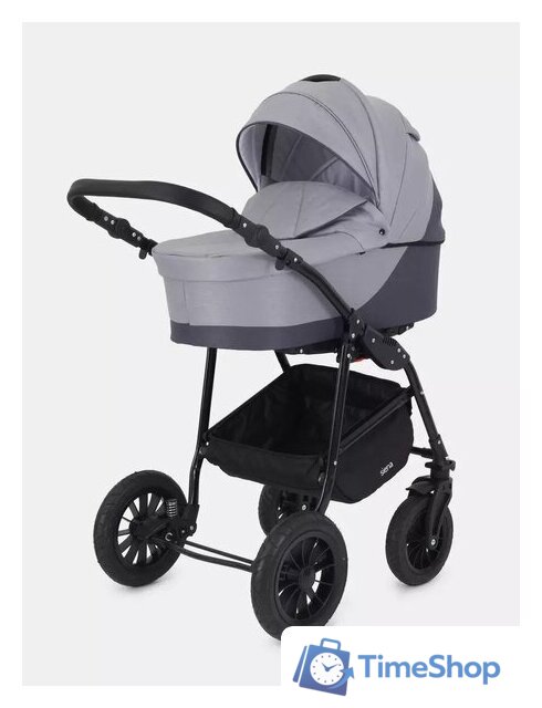 Универсальная коляска Rant Siena New (2 в 1, 02 темно-серый/светло-серый) - Изображение №3 — Интернет-магазин Time-Shop