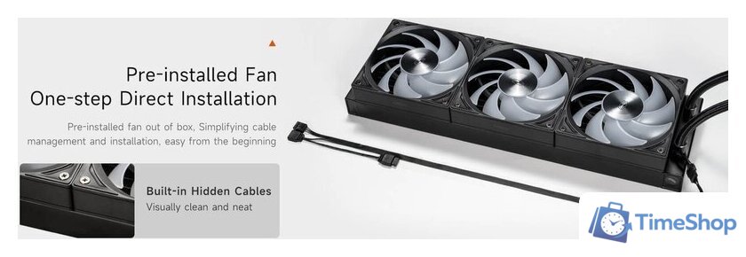 Система жидкостного охлаждения для процессора PCCooler DC360 Pro ARGB Display (черный) - Изображение №7 — Интернет-магазин Time-Shop