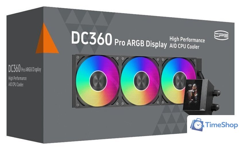 Система жидкостного охлаждения для процессора PCCooler DC360 Pro ARGB Display (черный) - Изображение №5 — Интернет-магазин Time-Shop