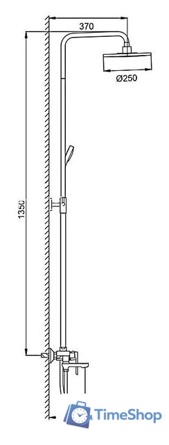 Душевая система  FRAP F2434 - Изображение №12 — Интернет-магазин Time-Shop