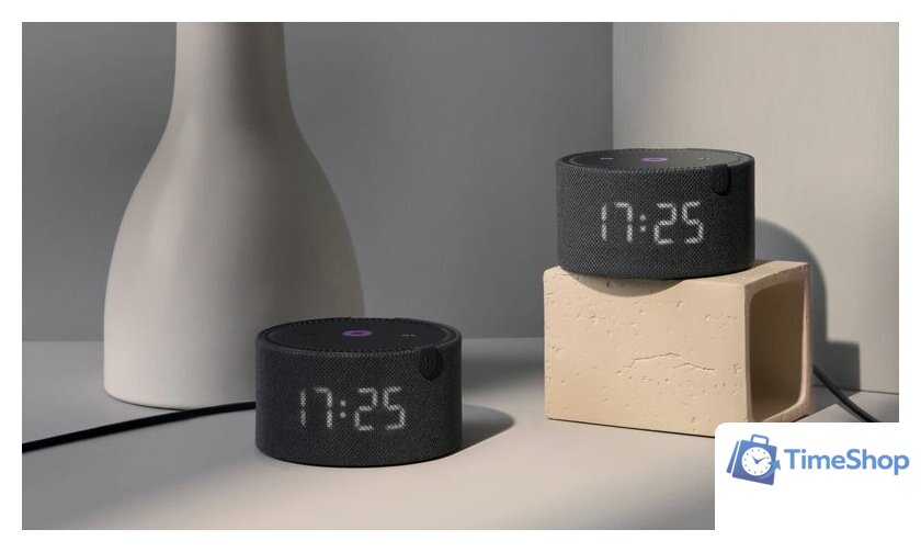 Умная колонка Яндекс Станция Мини 2 с часами (черный оникс) - Изображение №9 — Интернет-магазин Time-Shop