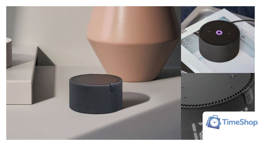 Умная колонка Яндекс Станция Мини 2 с часами (черный оникс) - Изображение №10 — Интернет-магазин Time-Shop