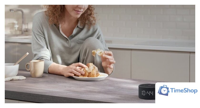 Умная колонка Яндекс Станция Мини 2 с часами (черный оникс) - Изображение №12 — Интернет-магазин Time-Shop