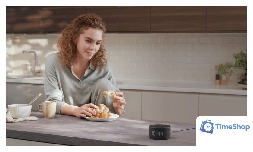 Умная колонка Яндекс Станция Мини 2 с часами (черный оникс) - Изображение №13 — Интернет-магазин Time-Shop