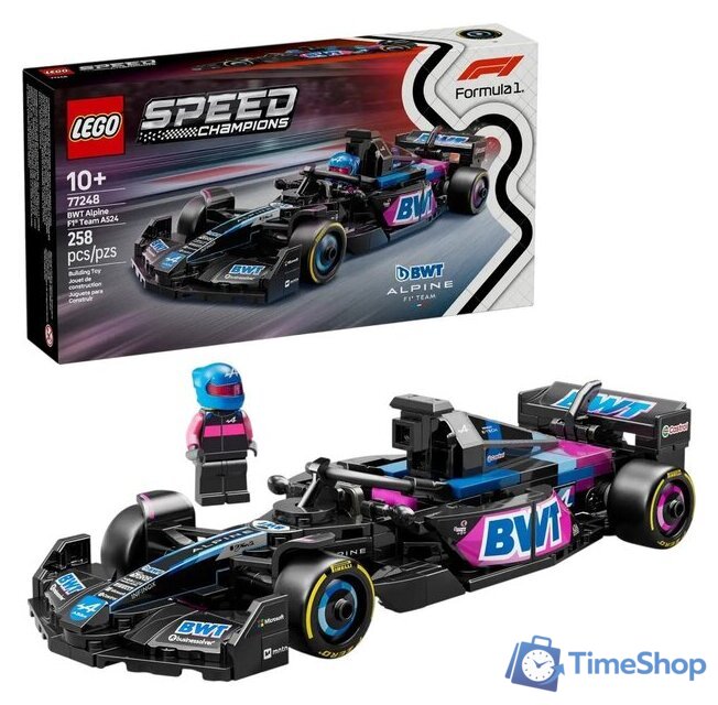 Конструктор LEGO Speed Champions 77248 Гоночный автомобиль BWT Alpine F1 Team A524 - Изображение №1 — Интернет-магазин Time-Shop