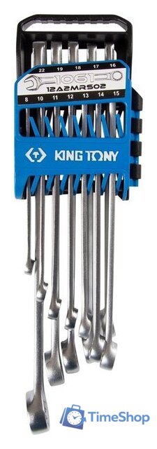 Набор ключей King Tony 12A2MRS02 (12 предметов) - Изображение №1 — Интернет-магазин Time-Shop
