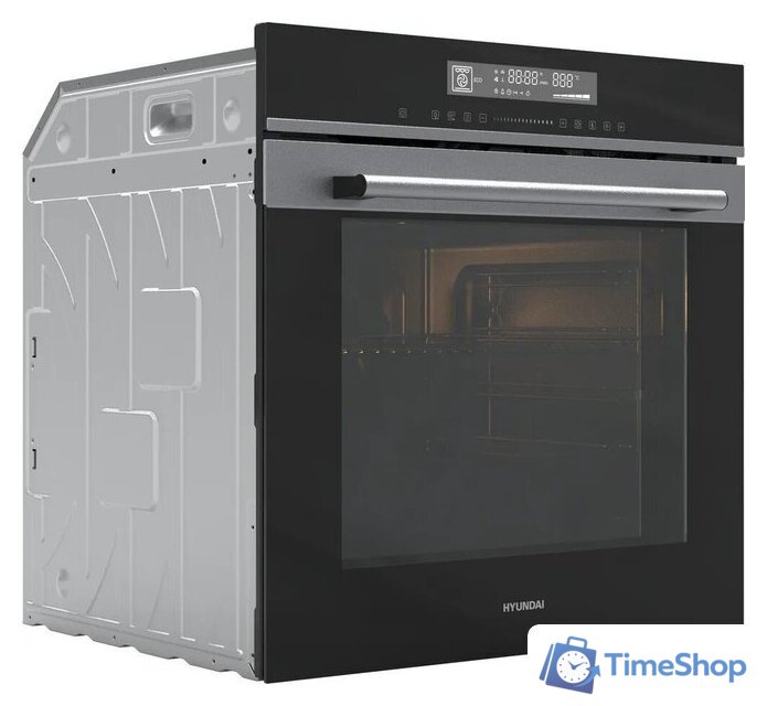Электрический духовой шкаф Hyundai HEO 6773 IX - Изображение №2 — Интернет-магазин Time-Shop
